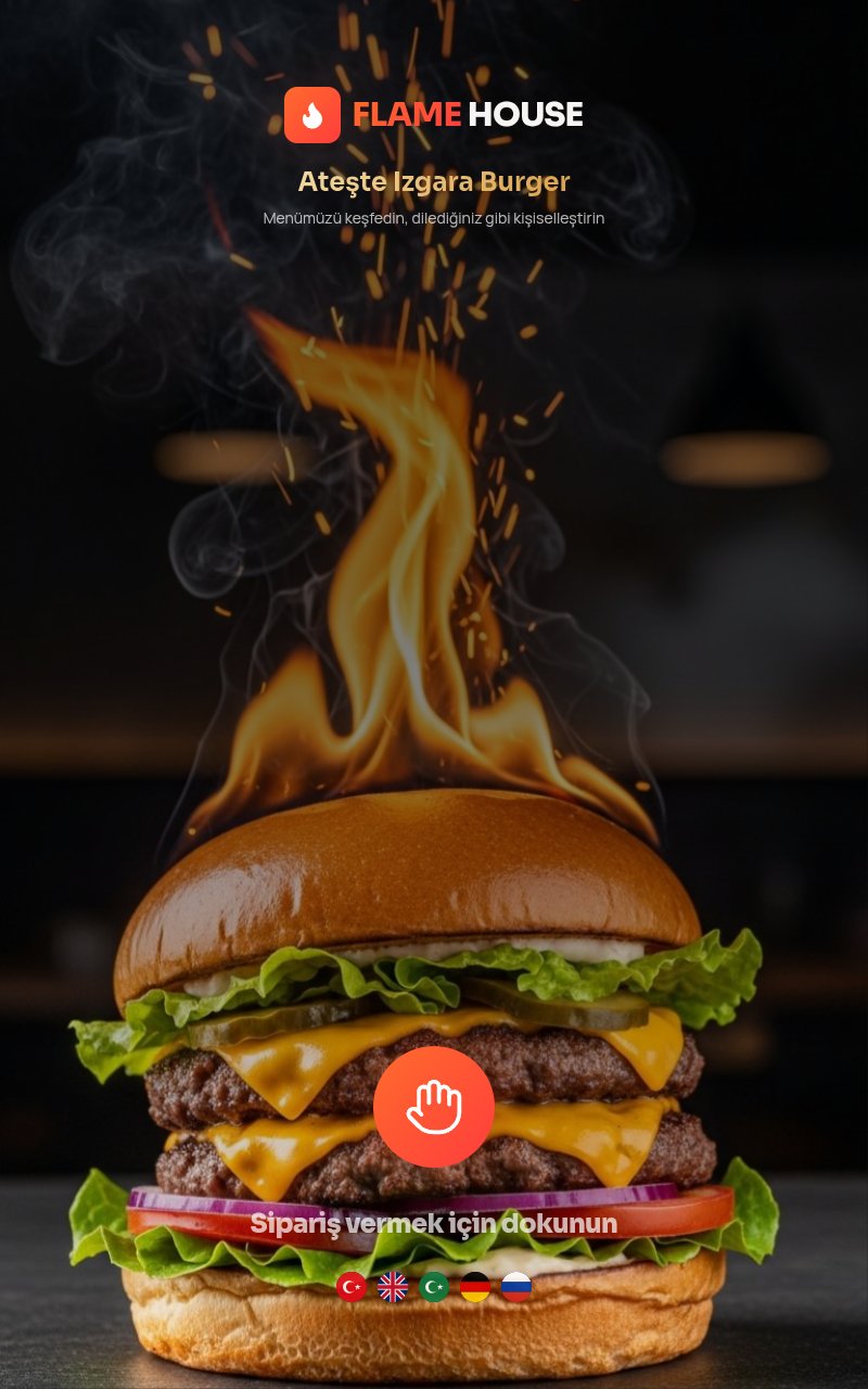Nox Kiosk self-servis sipariş ekranı